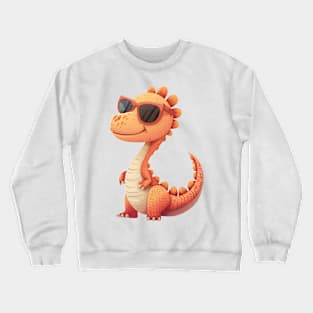 Cute Little Dinosaur Crewneck Sweatshirt